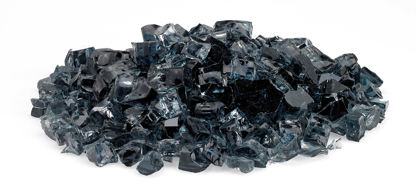 1/2" Gray Fire Glass
