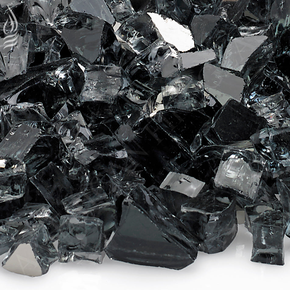 1/2" Reflective Gray Fire Glass