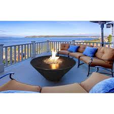 Grand Canyon Olympus Fire Table - Round - 18"H