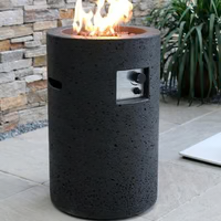 Modeno Lava Tube Column Fire Pit - 18"