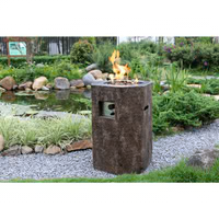 Modeno Basalt Column Fire Pit - 19"