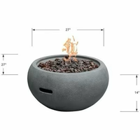 Modeno New Bridge Fire Bowl - 27"