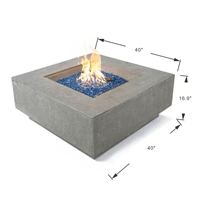 Elementi Plus Victoria Fire Table - 40"