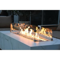 Elementi Plus Carrara Fire Table - 60"