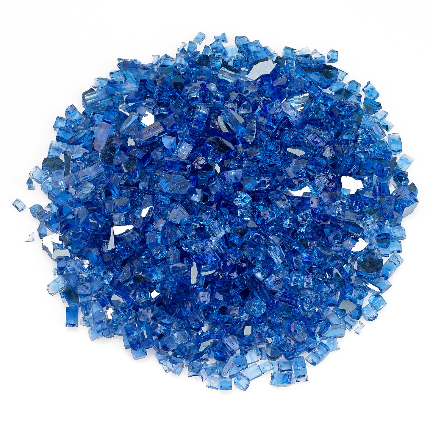 1/4" Reflective Cobalt Fire Glass