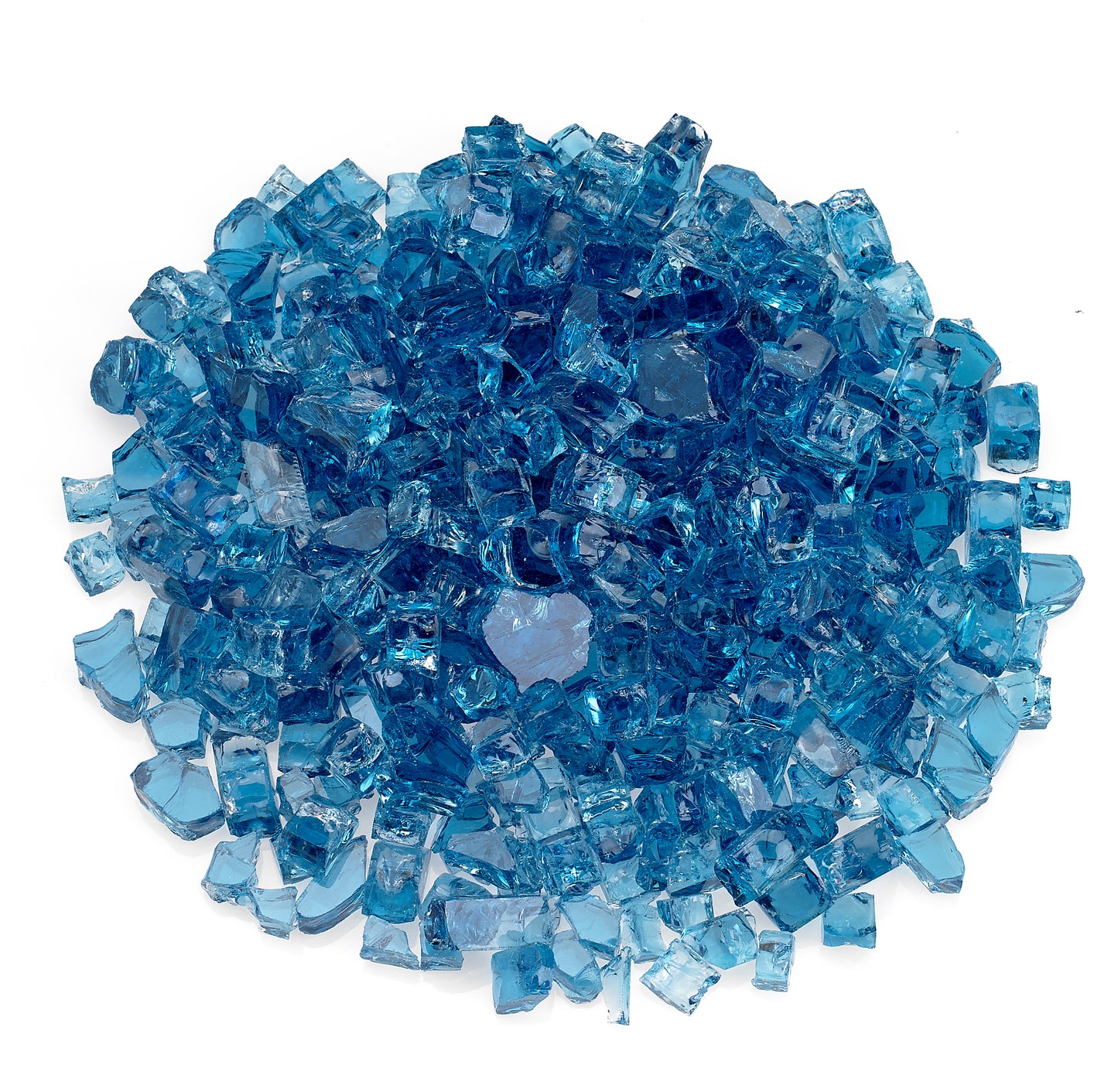 1/4" Pacific Blue Fire Glass