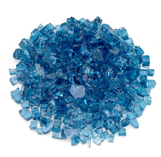 1/2" Pacific Blue Fire Glass