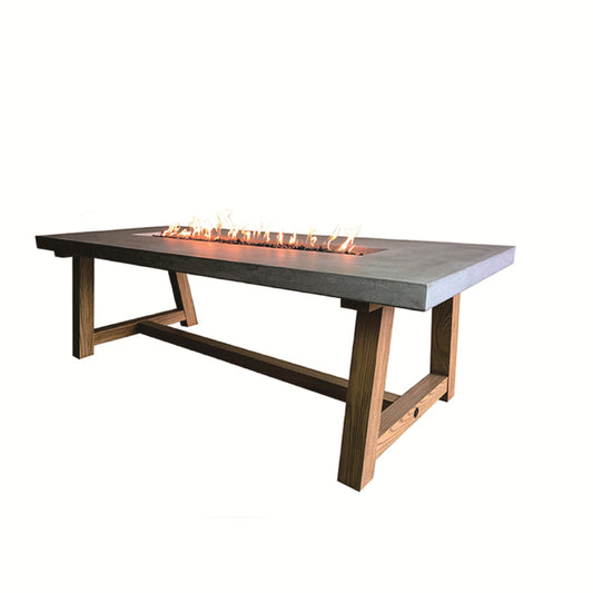 Elementi Sonoma Dining Fire Table - 83"