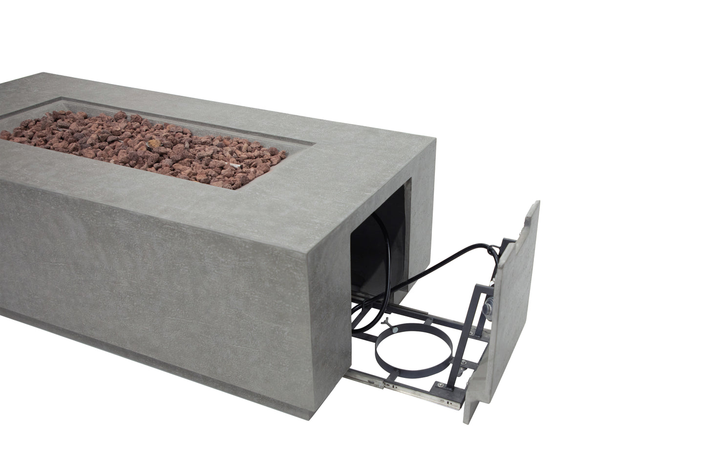 Elementi Andes Fire Table - 66" - Hidden Tank