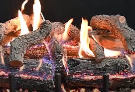 Arizona Weathered Oak Charred Logs - GlowFire