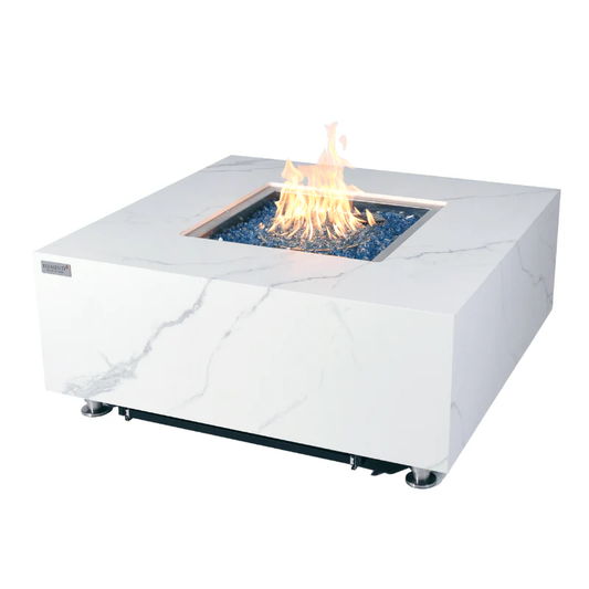 Elementi Plus Bianco Fire Table - 40"