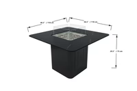 Elementi Plus Brugge Dinning Fire Table - 46"