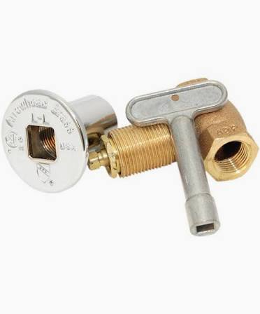 Real Fyre Straight Line Gas Key Valve