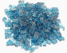 Caribbean Blue Fyre Glass